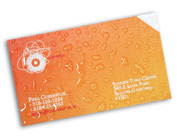 Waterproof "Ultra", 2500/$589, 10Pt, 4.25x11, die cut door hangers, full color both sides